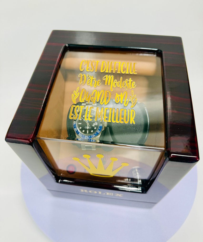 Vanessa Fodera (1981) - « TIME IS MONEY » ART & TIME (Watch Winder XXL automatic) pour montre de luxe #3.2