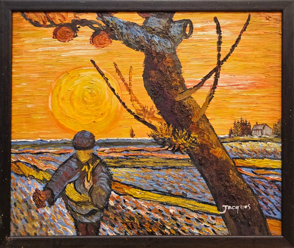Daprés Van Gogh (XX) - NO RESERVE - Twilight over the Sower #2.1