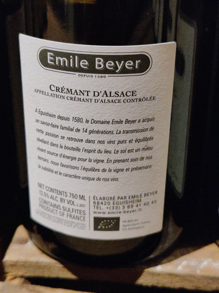 Domaine Emile Beyer: Crémant d'Alsace Blanc de Blancs Extra Brut et Rosé Brut - Alsace - 12 Bottles (0.75L) #4.3