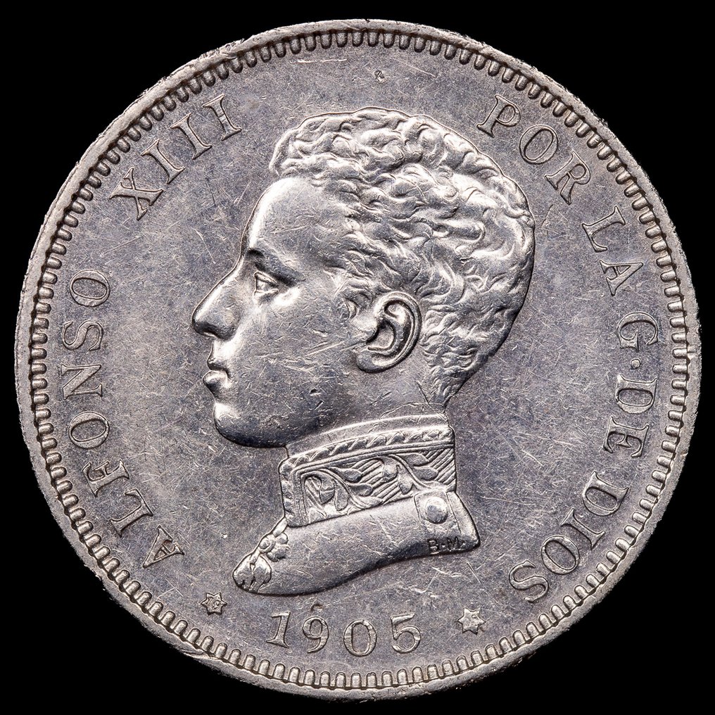 Spania. Primera Republica Y Alfonso XIII. 2 Pesetas 1870 y 1905 - Madrid (Ingen reservasjonspris) #3.2