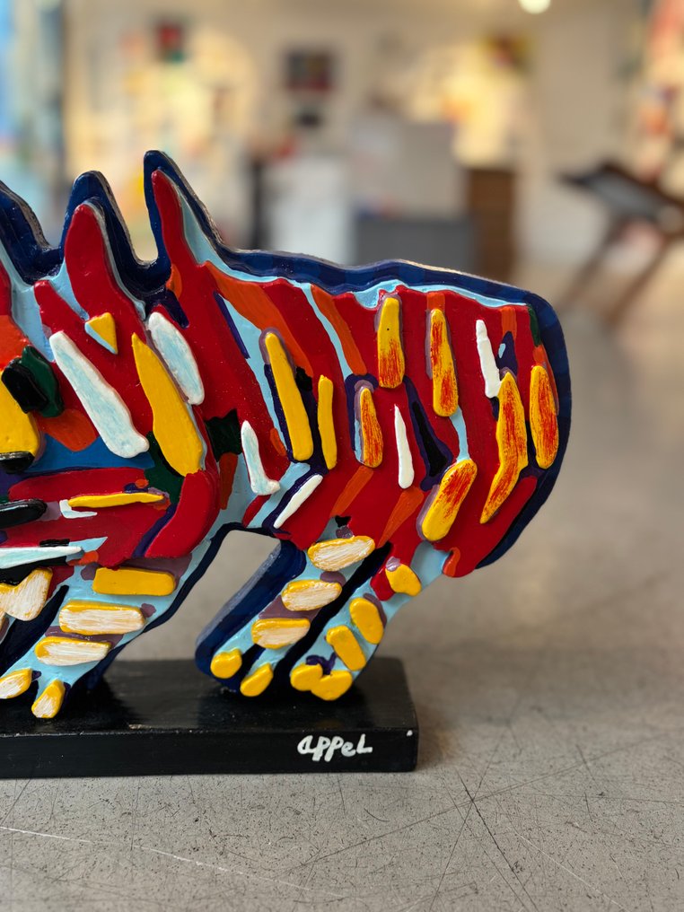 Karel Appel (1921-2006) - 雕塑, Cat - 24.5 cm - 陶瓷 - 2000 #3.2