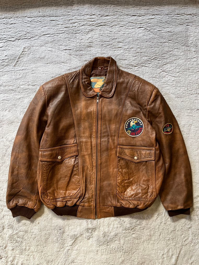 U.S. FORCE - 皮夹克 - 复古 #1.0