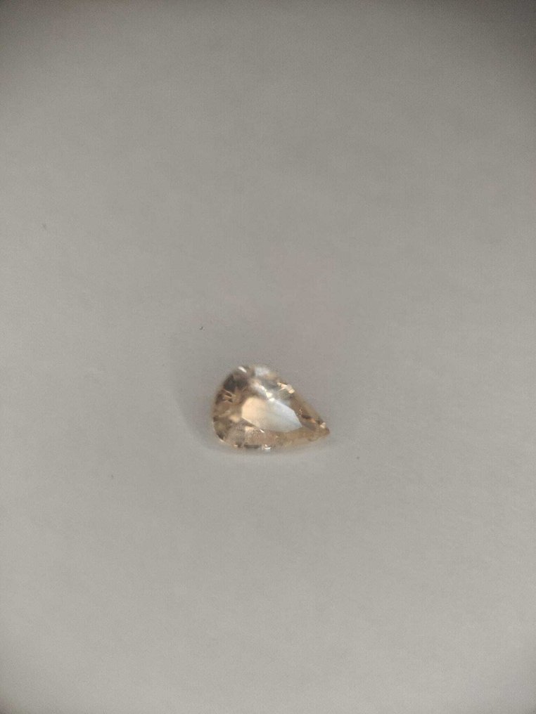 1 pcs  无色, 橙色 蓝宝石  - 1.04 ct - 安特卫普宝石检测实验室（ALGT） - 黄色蓝宝石 1.04 克拉 #1.0