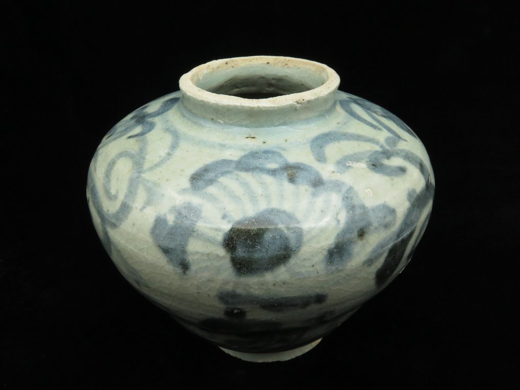 中國古代 瓷器 紋飾花瓶 - 元代 - 15 cm #1.0