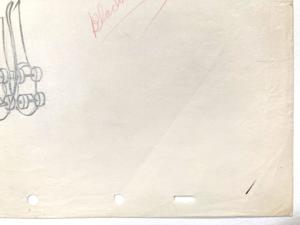 Original Pluto Animation Drawing Walt Disney, 1939 + Certificado - Pluto #4.3