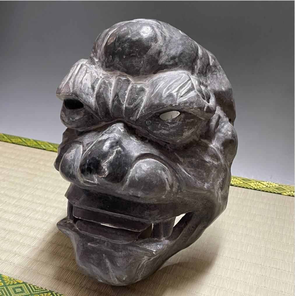 日本能乐面具 - 木 - 土蜘蛛 | 地蜘蛛 (没有保留价) #1.0