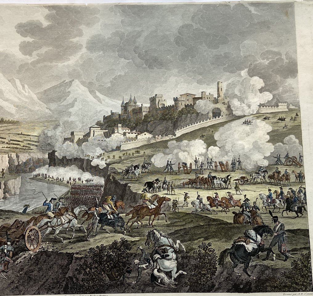 Italy - Veneto; Vernet - DUPLESSI-Berteaux- A.D.St'Aubin - Bataille de ROVEREDO - 1821-1850 #2.1