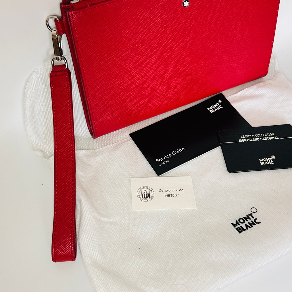 Montblanc - Montblanc Sartorial in Pelle di Vitello Rossa - Handtasche #2.1