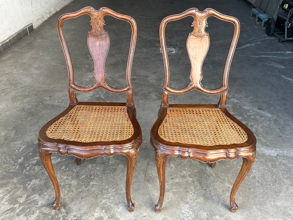 stile thonet - 椅子 (2) - 木, 维也纳稻草 - 古董椅子 #2.1