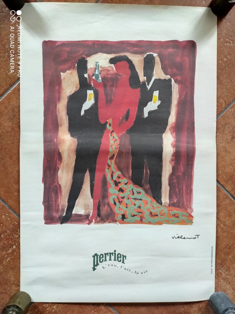 Bernard Villemot - Perrier - Perrier Villemot 1980 #1.0