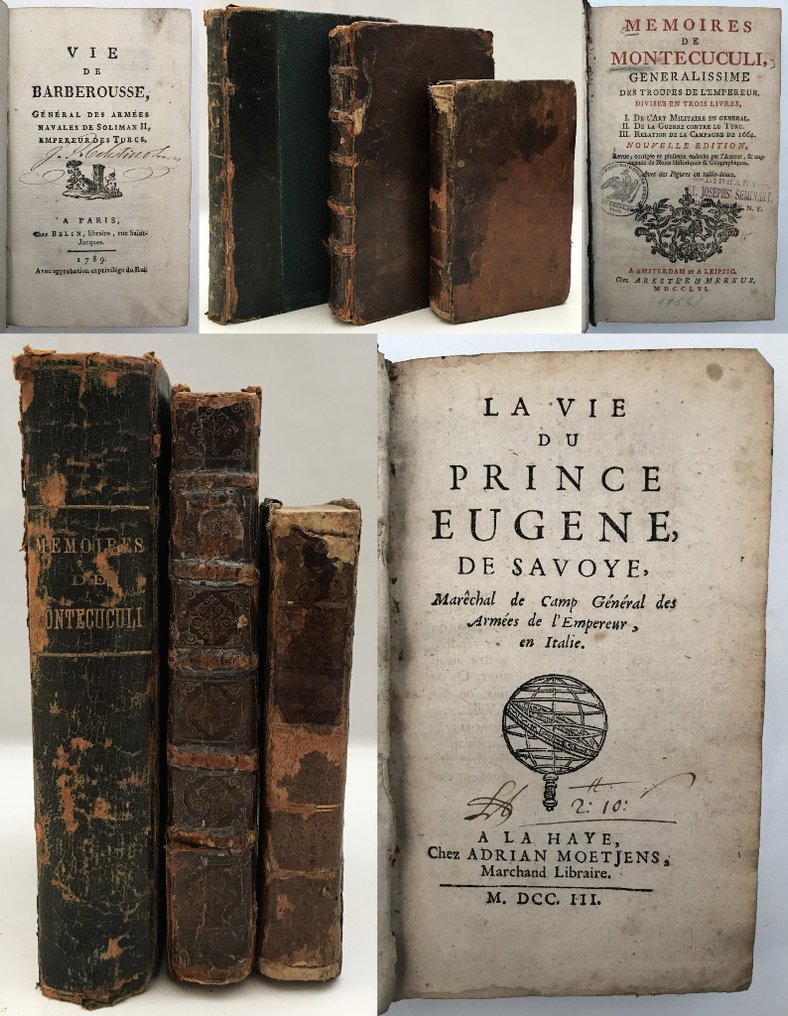 Various - Three Books: Memoires de Montecuculi, Generalissime Des Troupes de L'Empereur. La Vie Du Prince - 1703-1756 #1.0