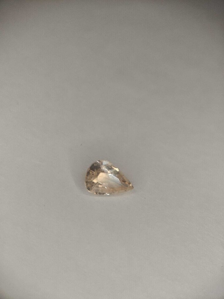 1 pcs  无色, 橙色 蓝宝石  - 1.04 ct - 安特卫普宝石检测实验室（ALGT） - 黄色蓝宝石 1.04 克拉 #1.0