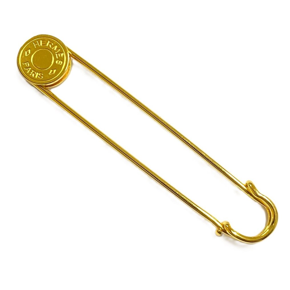 Hermès - Vergoldet - Brosche #1.0