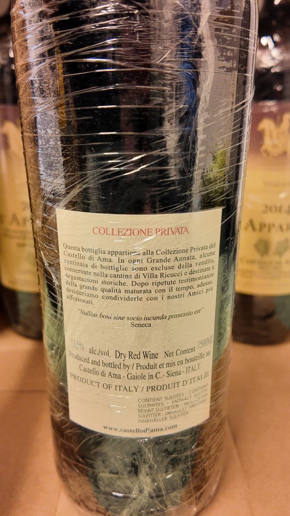 2009 , 2014 & 2020 Castello di Ama , l’Apparita - Tuscany IGT - 3 Magnums (1.5L) #2.1