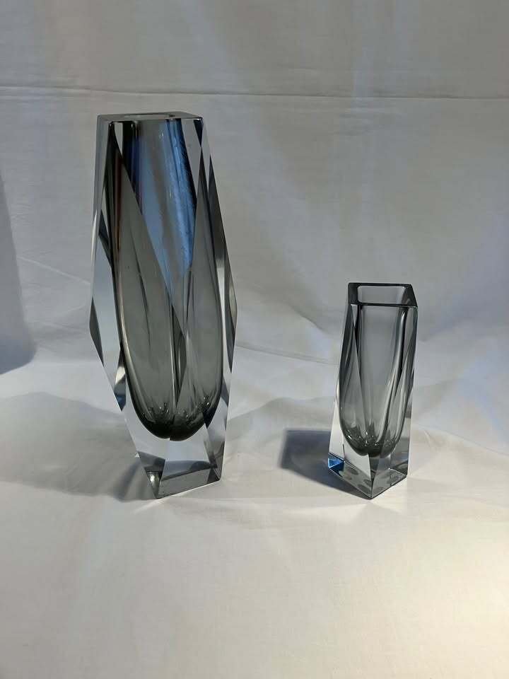 花瓶 (2)  - 玻璃 - 沉没的玻璃 #1.0