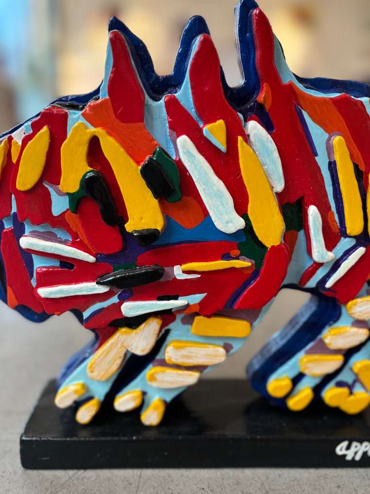 Karel Appel (1921-2006) - 雕塑, Cat - 24.5 cm - 陶瓷 - 2000 #4.3