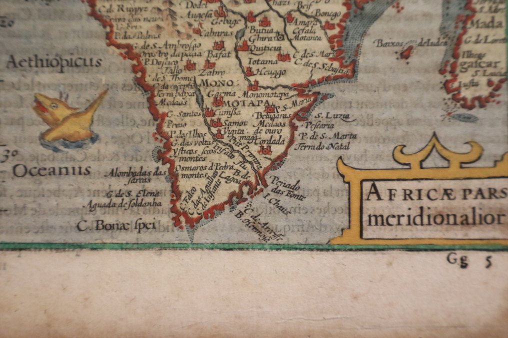 南非 - 南非-安哥拉-莫桑比克-马达加斯加; Petrus Bertius - La Pointe d' Afrique. Africae pars  meridionalior - 1601-1620 #4.3