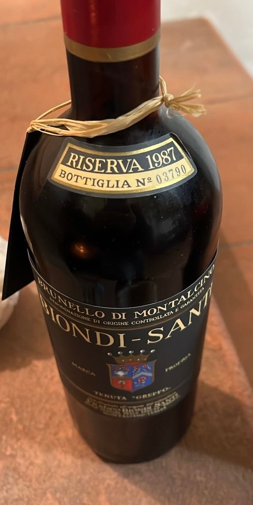 1987 Biondi Santi, Tenuta Greppo - Μπρουνέλο ντι Μονταλσίνο Riserva - 1 Î¦Î¹Î¬Î»Î· (0,75L) #4.3