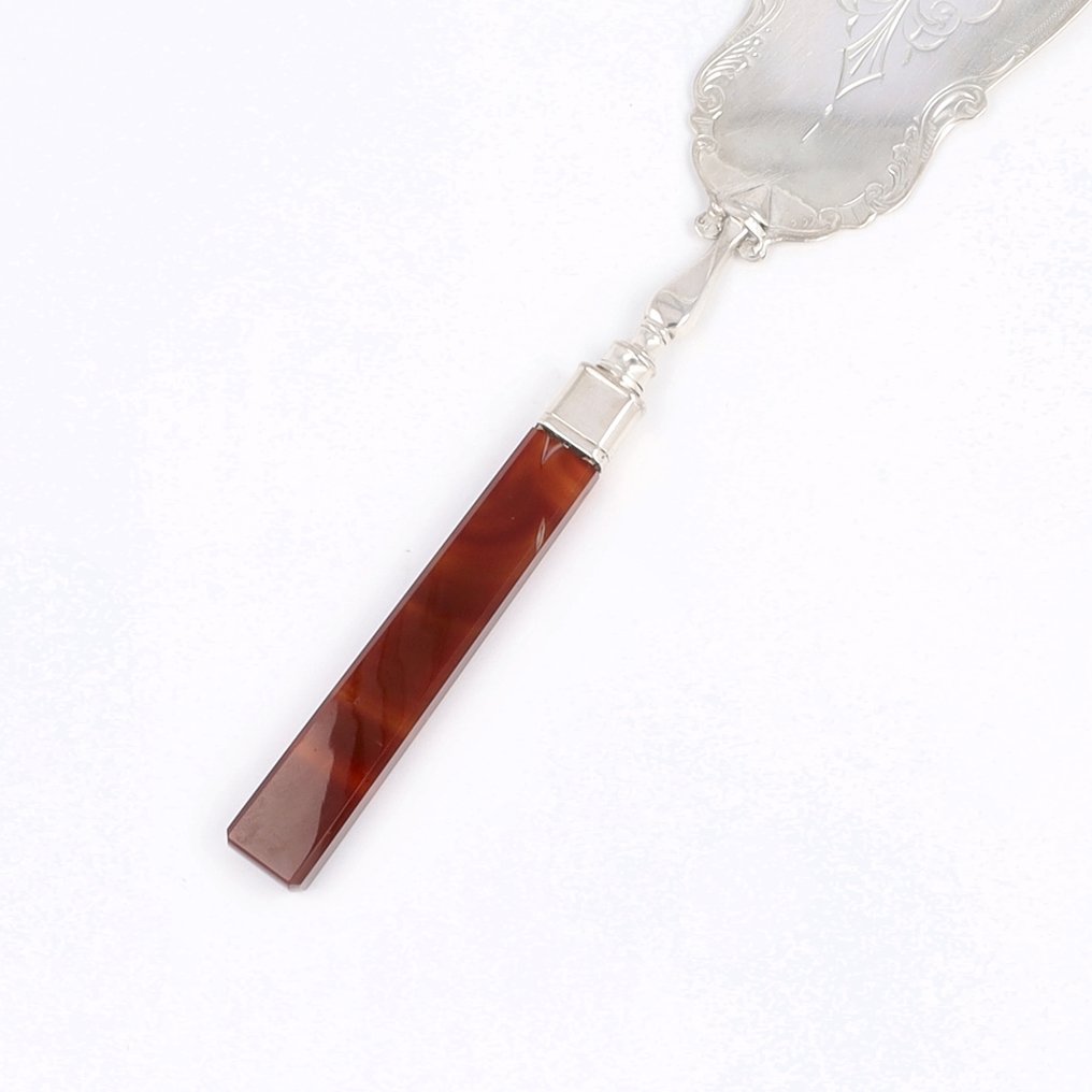 Gebakschep - Paletta per servire i dolci - .835 argento - 1930-1940 #2.1