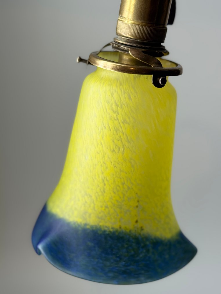 台灯 - 铜, 玻璃 - 施耐德类型的灯 #2.1