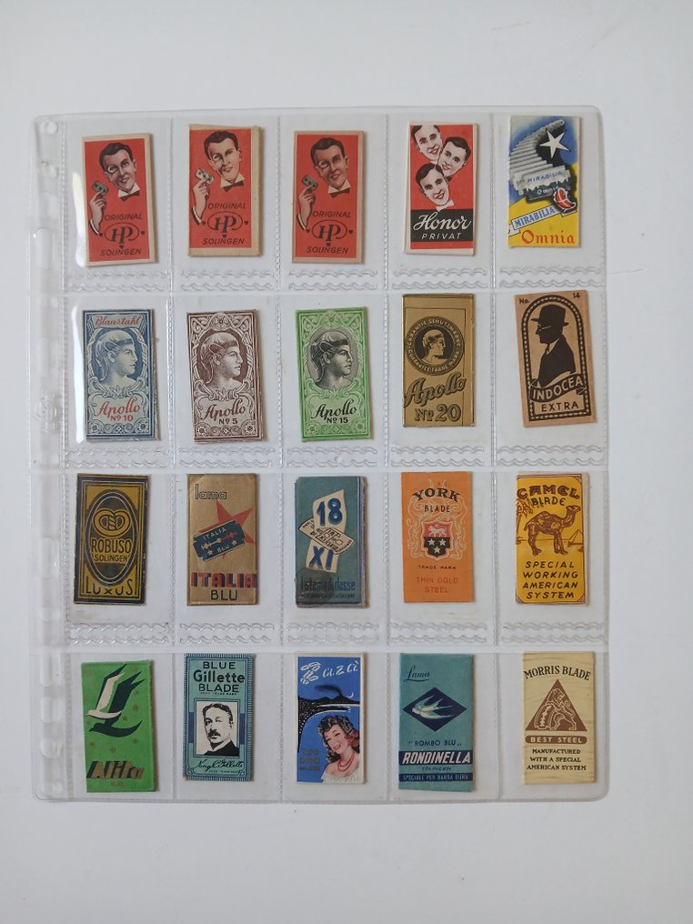 Razor blade wrapper (100) - 100 collectible razors #4.3
