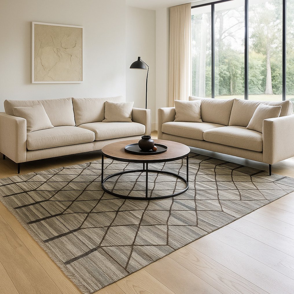 Μοντέρνο Κιλίμ Χεράτ - Χαλί - 191 cm - 160 cm #1.0