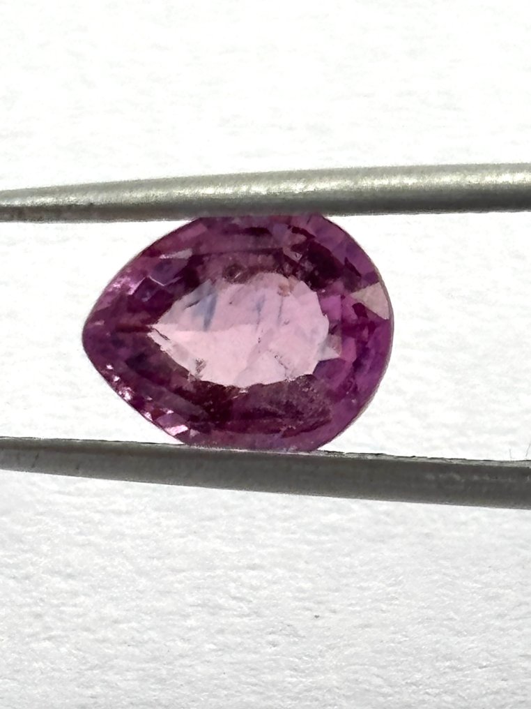 1 pcs  Ροζ Ζαφείρι  - 1.42 ct - Instituto Gemólogico Español (IGE) #4.3