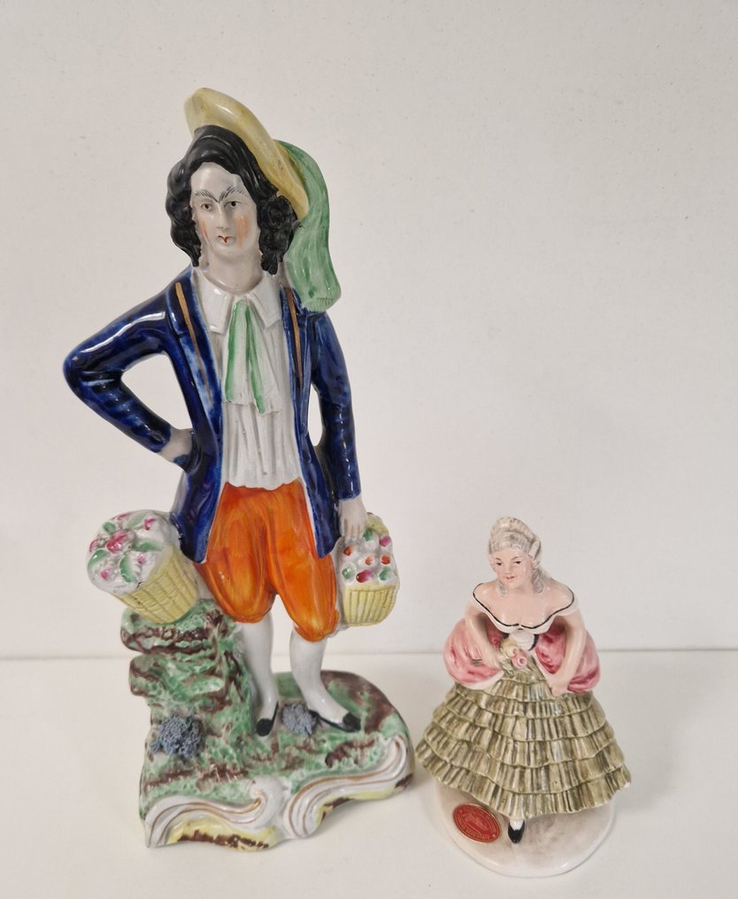 Staffordshire / Fontanini - 玩具人偶 (2) - 陶器 #1.0