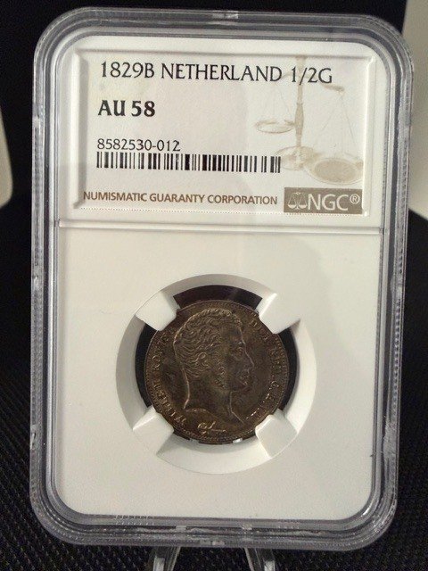 Netherlands. Willem I. 1/2 Gulden 1829 #1.0