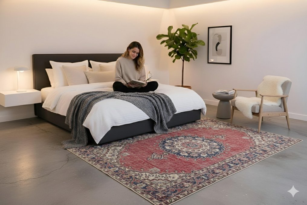 Clássico vintage - Tapete - 175 cm - 120 cm - Com certificado #4.3