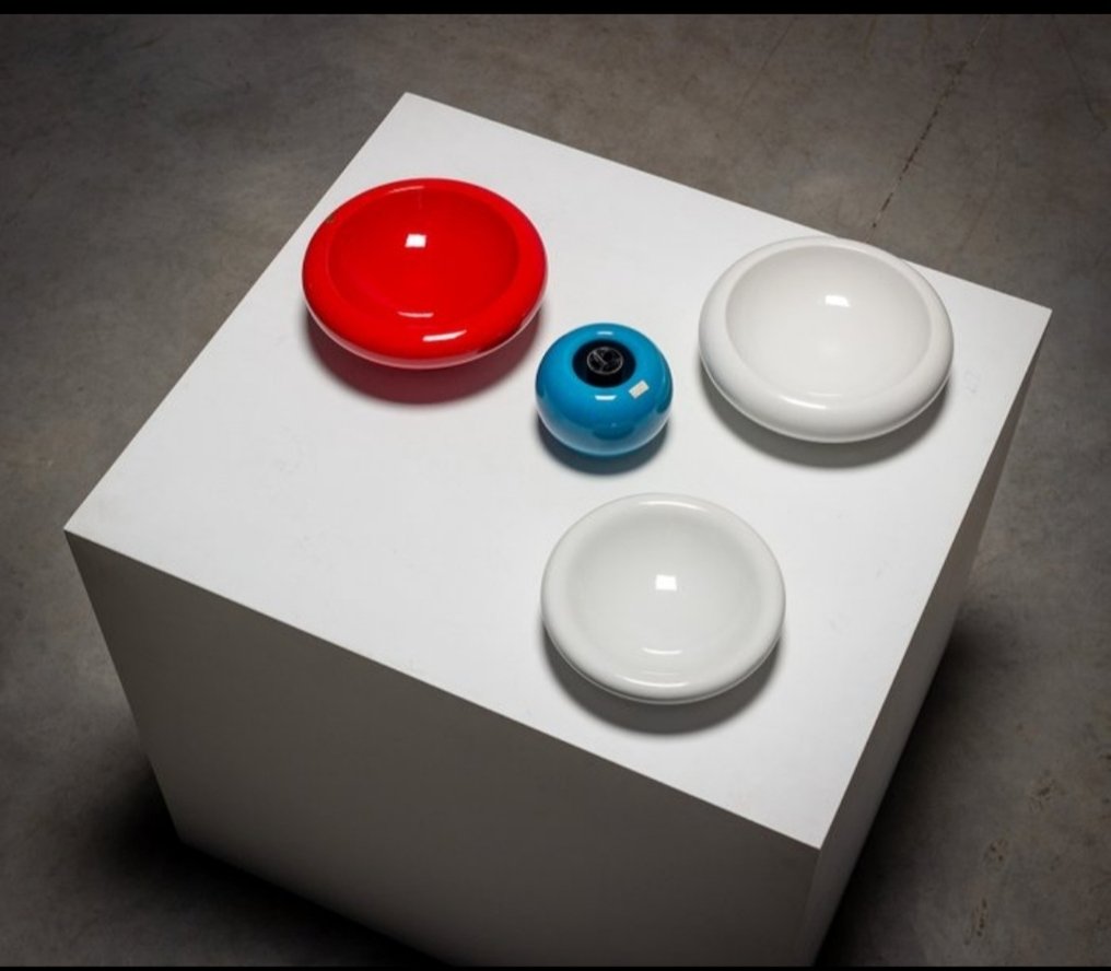 SC3 Italy - Centrepiece (4) - Ceramic, Enamel - Sculptural Composition #3.2