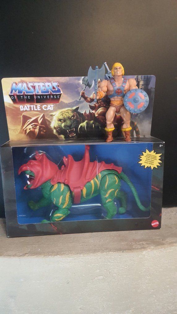 Mattel - 雕像 - Masters of Universe Battle Cat & He-Man - 塑料 #1.0