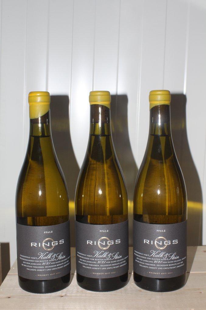 2021 Weingut Rings, Kalk & Stein Chardonnay - Pfalz - 3 Pullot (0.7 L) #1.0