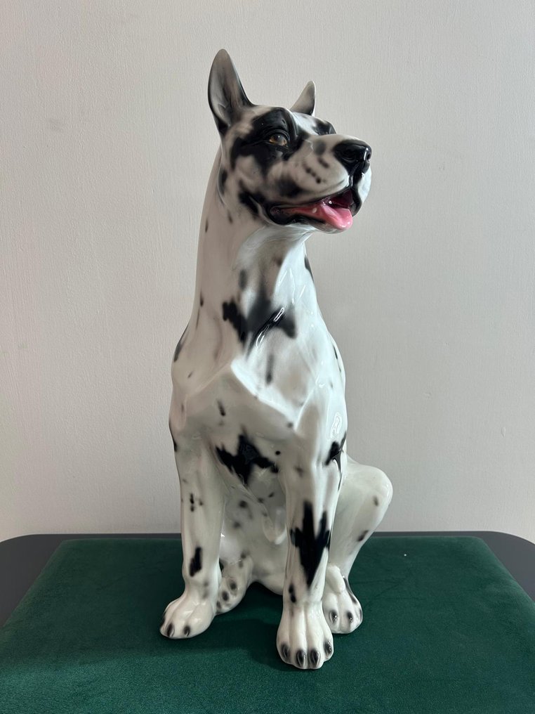 Statue, Cane Alano - 60 cm - Ceramic #1.0