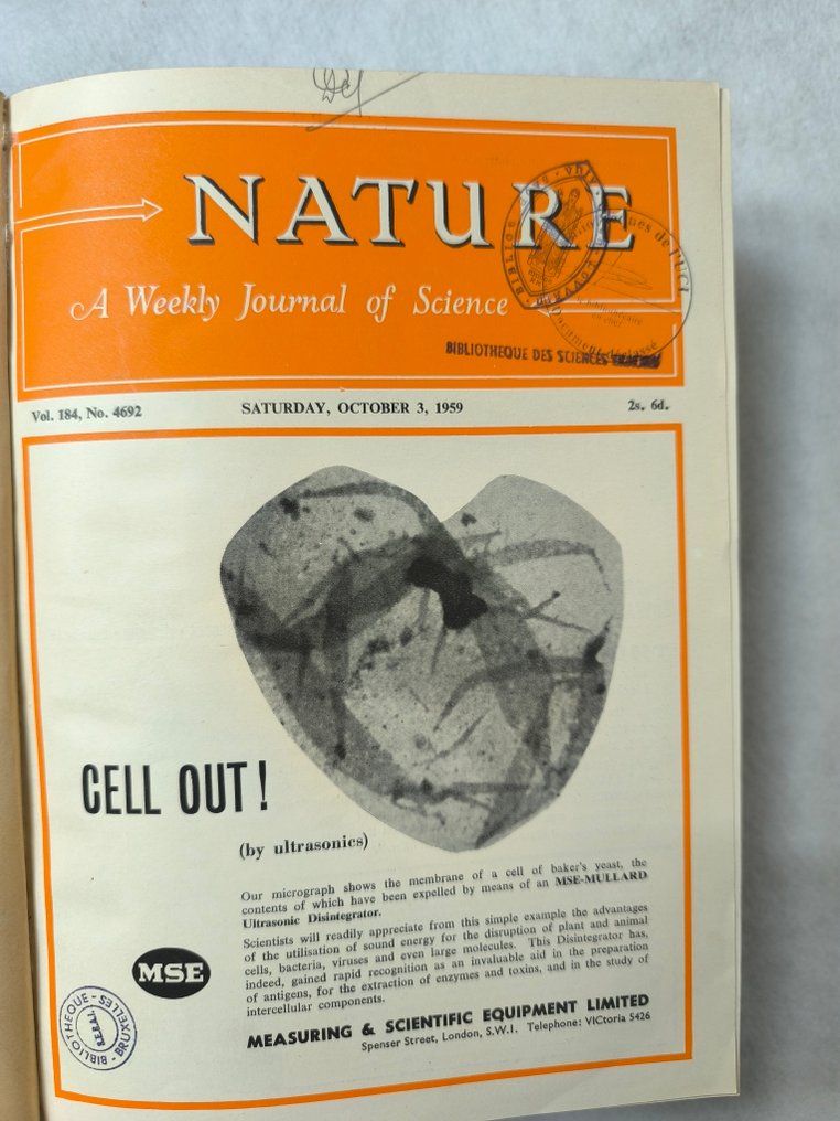 Rosalyn S. Yalow / Solomon A. Berson - Nature: a weekly illustrated journal of science. Assay of Plasma Insulin in Human subjects by - 1959 #3.2