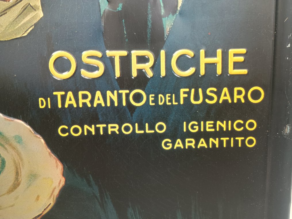 Metalgraf Milano - Taranton ja Fusaron simpukat - Mainoskyltti - latta #3.2