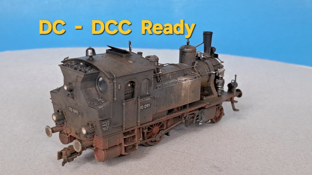 Fleischmann H0 - 4070 - Όχημα μεταφοράς ατμομηχανής (1) - BR 70 - DB #1.0