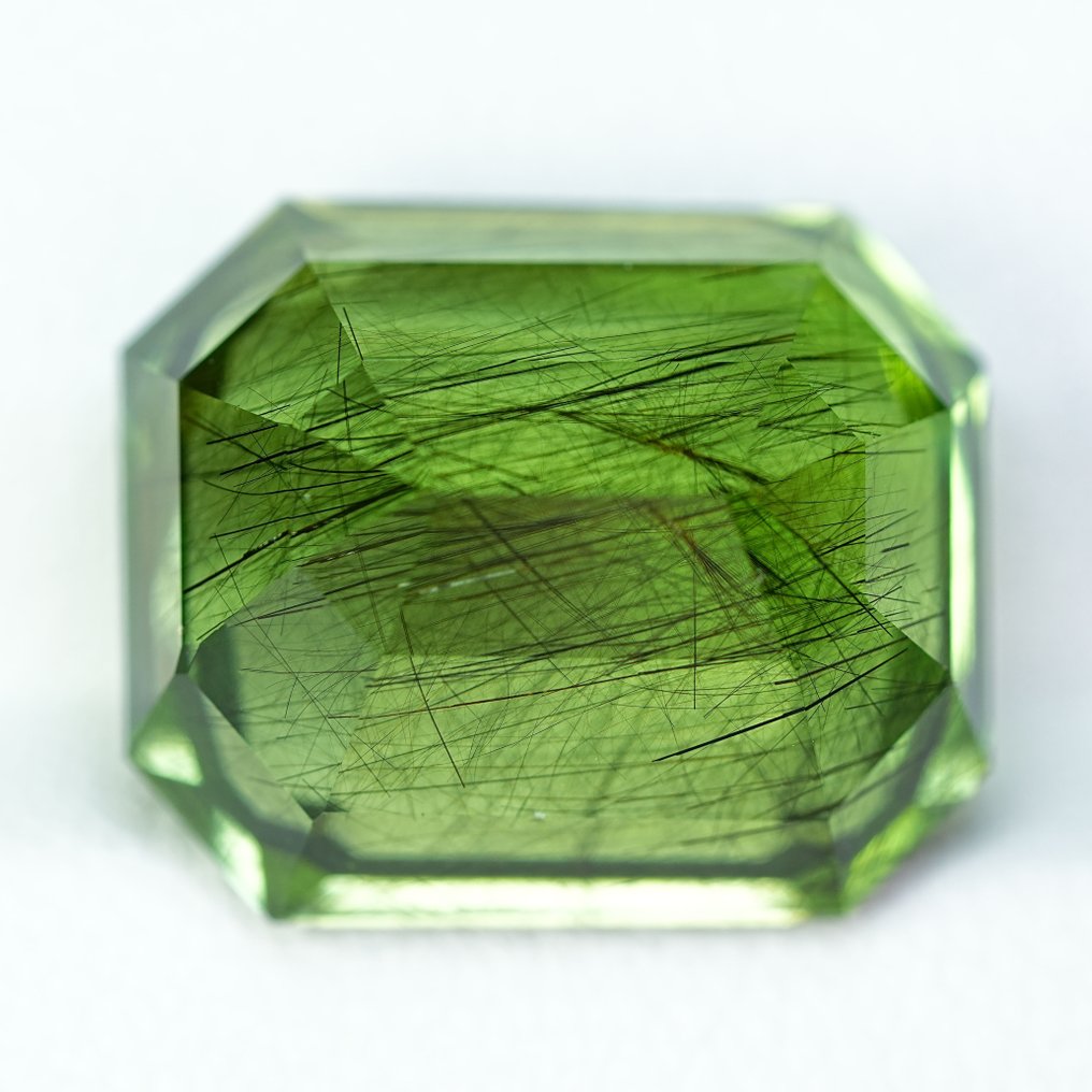 1 pcs  綠色 貴橄欖石  - 15.63 ct - 國際有色寶石協會 (ICA GemLab) - AAA 精细切割 无加热 #1.0