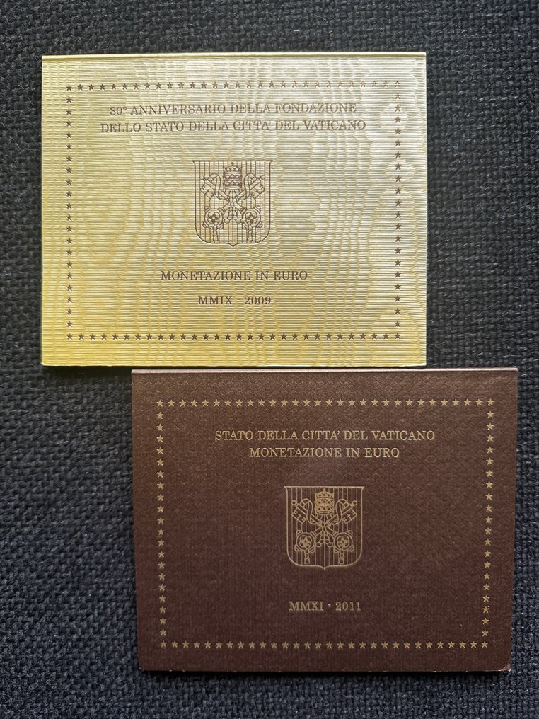 Vaticano. Year Set (BU) 2009/2011 (2 sets)  (Sin precio de reserva) #3.2