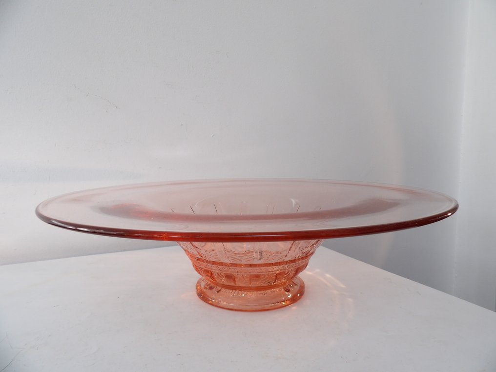 Val Saint Lambert - Charles Graffart - Platter - Nymphea - Glass #3.2