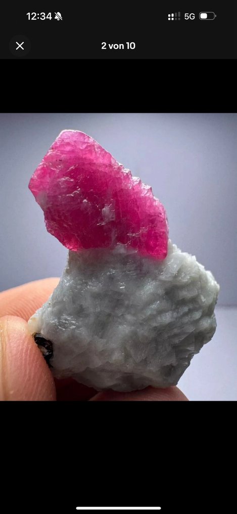 Ruby crystal On Matrix- 25 g - (1) #3.2