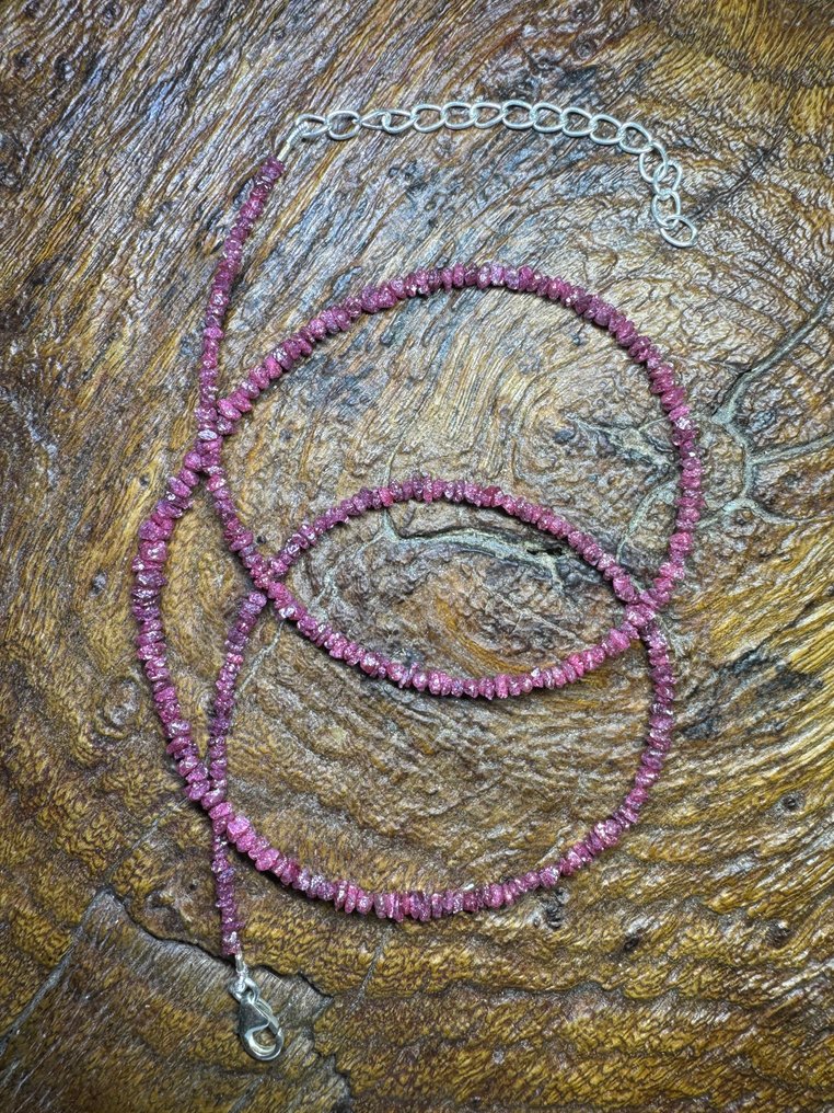 Διαμάντια σε ακατέργαστη μορφή, κόκκινο ρουμπίνι + ασήμι 925. 20,87 καράτια. Δεν υπάρχει ελάχιστη Κοσμήματα- 4.17 g #3.2