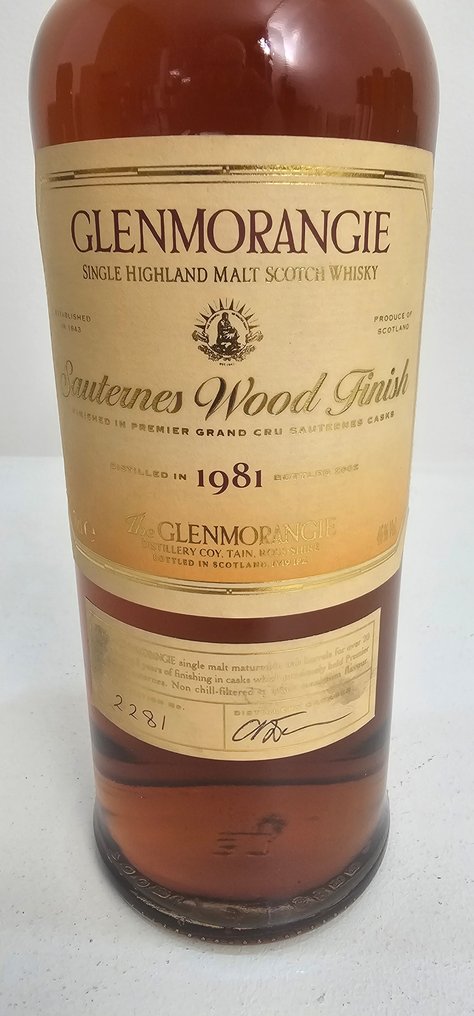 Glenmorangie 1981 21 years old Sauternes Wood Finish - b. 2002 - 70cl #1.0