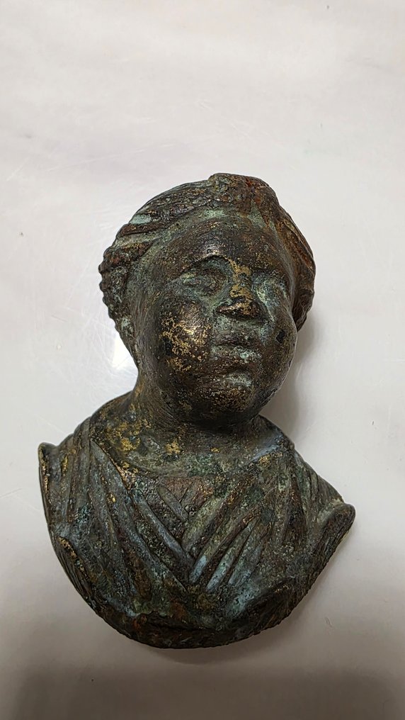 Antikk romersk, Imperium Bronse Statue - 7 cm #1.0