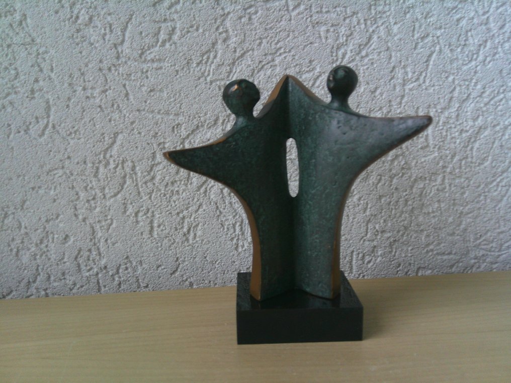 Kunsthandel Potters Breda - Figurine - VOOR ALTIJD MET ELKAAR VERBONDEN - Patinated bronze #2.1