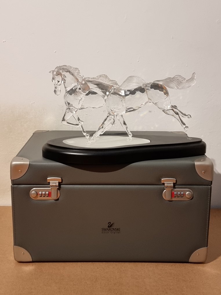 Swarovski - Martin Zendron - Figure - 2001 - Limited Edition - Wild Horses - 236720 - Certificate - Cristal #1.0
