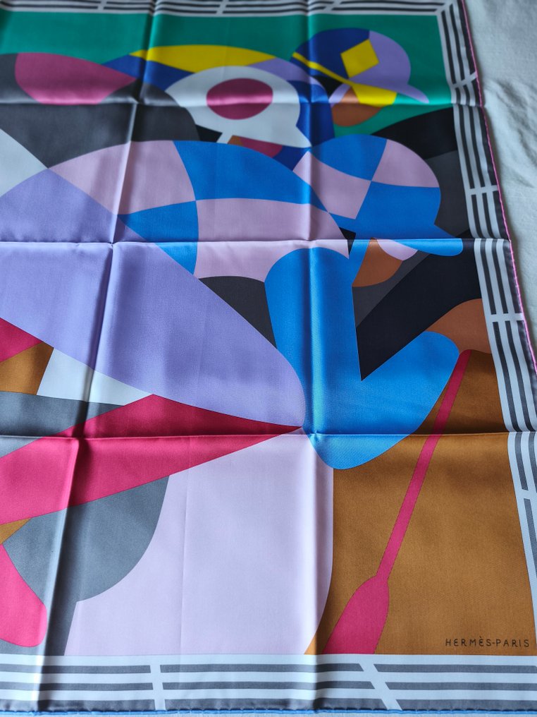 Hermès - Modèle 18-3-7 by Geoff McFetridge, neuf - Fular #3.2
