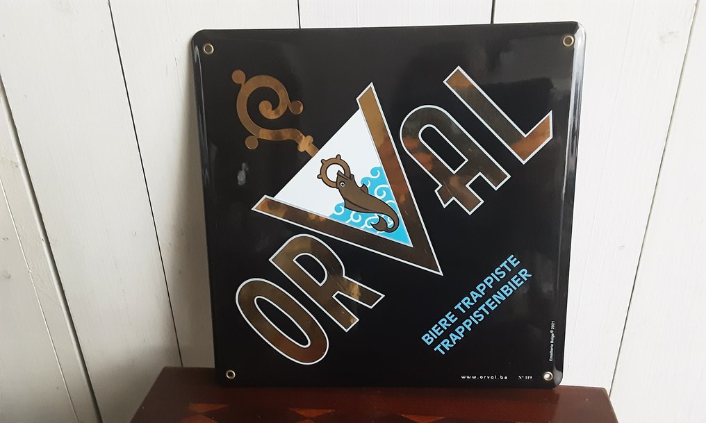 Emaillerie Belge - Orval - 琺瑯標誌牌 - 编号 n 119 - 瑪瑙 #3.2