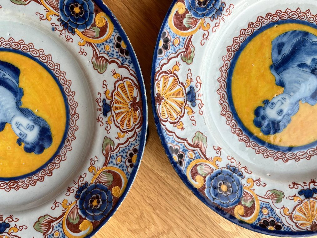 Delft - 盘子 (2) - 陶器 #3.2