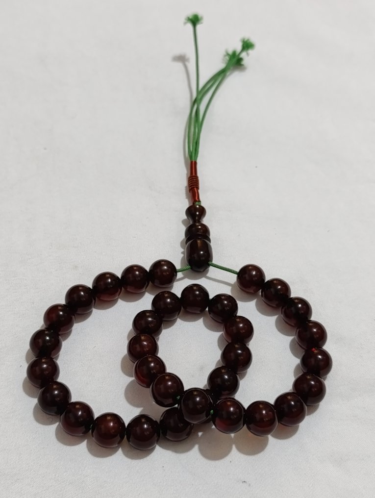  天主教念珠 - 琥珀 - 1970-1980 - 稀有的祈祷念珠  #2.1